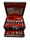 Etruscan By Gorham Sterling Silver Flatware Set 12 Service 198 Pcs Fitted Chest