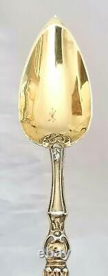Exceptional france 19th 7,5 inch spoon for your Bar sterling silver gilded