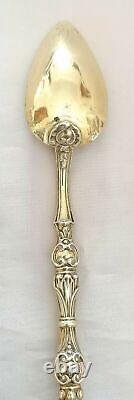 Exceptional france 19th 7,5 inch spoon for your Bar sterling silver gilded