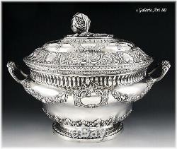 FAMECHON 18th century French Louis XVI Sterling Silver Vermeil Soup Tureen