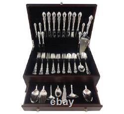 Feliciana by Wallace Sterling Silver Flatware Set For 8 Service 56 Pieces