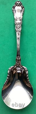 Fine Sterling Silver Gorham Old Baronial 1898 Large Serving Spoon 9 1/4 Antique
