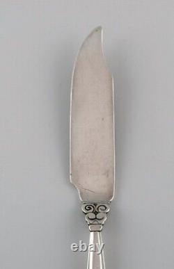 Fish knife in sterling silver. Georg Jensen style. 1930s / 40s