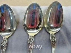 Five 5 Gorham'Buttercup' Dinner Spoons Sterling