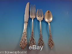 Florentine Lace by Reed & Barton Sterling Silver Flatware Service 8 Set 32 Pcs