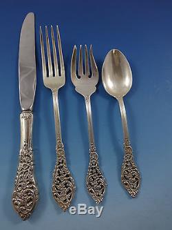 Florentine Lace by Reed & Barton Sterling Silver Flatware Service 8 Set 57 Pcs