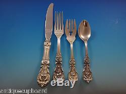Francis I Reed & Barton Sterling Silver Flatware Service For 12 Set 60 Pieces