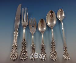 Francis I Reed & Barton Sterling Silver Flatware Set for 12 Service 72 Pc
