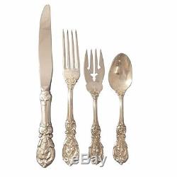 Francis I Reed & Barton Sterling Silver Script Mark Place Setting(s) 4pc