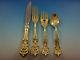 Francis I By Reed And Barton Sterling Silver Flatware Service 12 Set Gold 48 Pcs