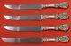 Francis I By Reed And Barton Sterling Silver Steak Knife Set Texas Sized Custom