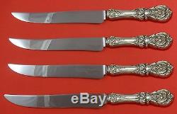 Francis I by Reed and Barton Sterling Silver Steak Knife Set Texas Sized Custom