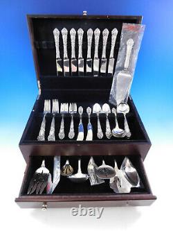 French Renaissance by Reed & Barton Sterling Silver Flatware Service 59 pcs Rare