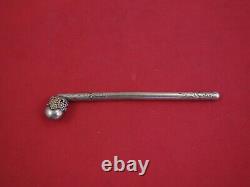 French Sterling By Unknown Sterling Silver Absinthe Spoon hand engraved 4 7/8