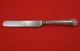 French Sterling By Unknown Sterling Silver Dinner Knife Rebladed 9 7/8