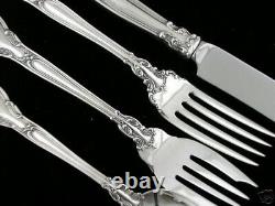 GORHAM CHANTILLY Sterling Place Setting Old Marks No Mono 7 Fork French Blade