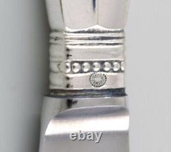 Georg Jensen Acanthus dinner knife in sterling silver and stainless steel