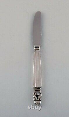 Georg Jensen Acorn lunch knife in sterling silver and stainless steel