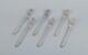 Georg Jensen Beaded. A Set Of Six Lunch Forks In Sterling Silver