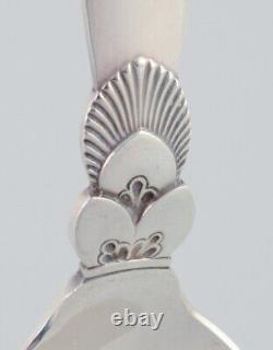 Georg Jensen, Cactus, six sterling silver dinner spoons. 1933-1944