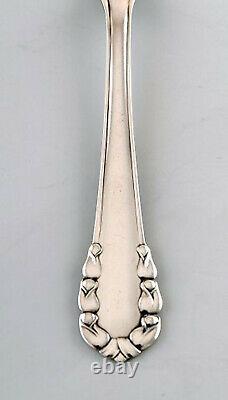 Georg Jensen Lily of the Valley serving spoon in sterling silver