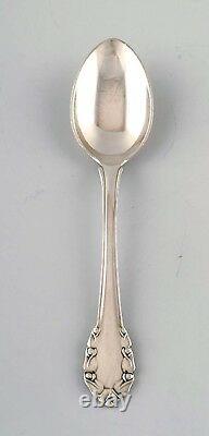 Georg Jensen Lily of the valley child spoon in sterling silver. 3 pcs