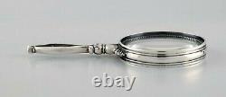 Georg Jensen. Loupe of sterling silver with pearl staff. Model Number 184A