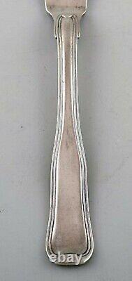 Georg Jensen Old Danish fish knife in sterling silver. Two pieces