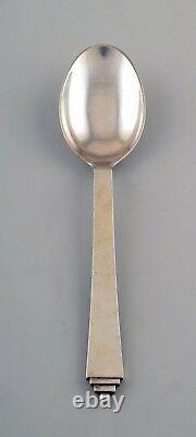 Georg Jensen Pyramid Dinner spoon. Sterling silver