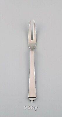 Georg Jensen Pyramid meat fork in sterling silver