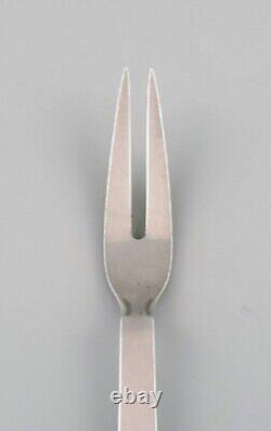 Georg Jensen Pyramid meat fork in sterling silver