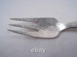Georg Jensen Scroll Sterling Silver Fish Fork Mult Available Beautiful Planish
