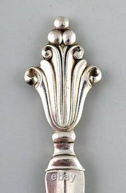 Georg Jensen sauce ladle in full sterling silver, silverware, Acanthus