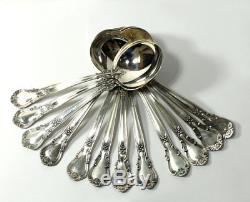 Gorham Chantilly Sterling Silver 74 Piece Set Service For 12