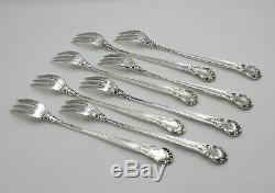 Gorham Chantilly Sterling Silver Cocktail Forks Set of 8 5 1/2 No Mono