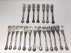 Gorham Chantilly Sterling Silver Flatware Incomplete Set 58 Pieces