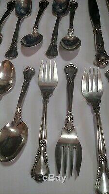 Gorham Chantilly Sterling Silver Flatware Lot of 34 Pieces