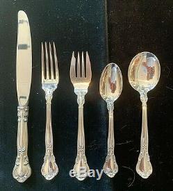 Gorham Chantilly Sterling Silver Flatware Set Service for 4 WITH 5 PIECES PER 20