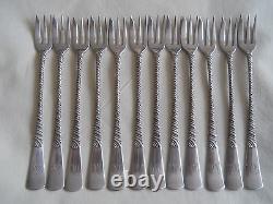 Gorham Colonial Sterling Silver 12 Seafood Cocktail Forks