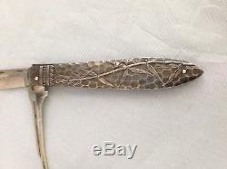Gorham Sterling Silver Fruit or Pocket Knife in the Japanese Pattern, circa 1875