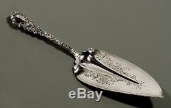Gorham Sterling Silver Pastry Server c1890 BRIGHT CUT ENGRAVED