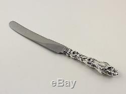 Gorham Whiting Lily Sterling Silver Dinner Knife 9 1/4 No Monograms