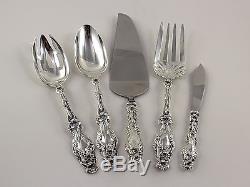 Gorham Whiting Lily Sterling Silver Serving Set 5 Pieces No Monograms