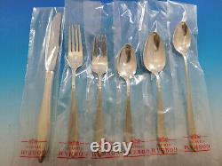 Gossamer by Gorham Sterling Silver Flatware Set for 8 Service 55 pieces New