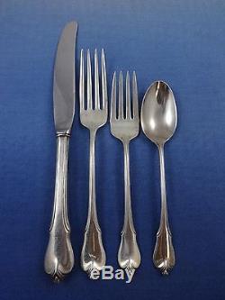 Grand Colonial by Wallace Sterling Silver Flatware Set For 12 Service 62 Pieces