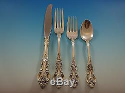 Grand Victorian by Wallace Sterling Silver Flatware Set For 8 Service 36 Pieces