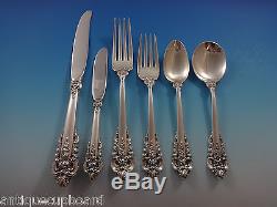 Grande Baroque by Wallace Sterling Silver Flatware For 18 Set 116 Pieces Huge
