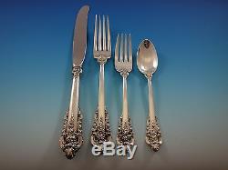 Grande Baroque by Wallace Sterling Silver Flatware Set 24 Dinner Service 203 Pcs