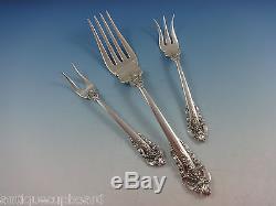 Grande Baroque by Wallace Sterling Silver Flatware Set For 12 Service 98 Pieces