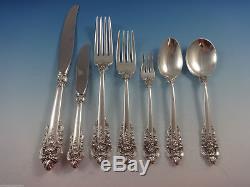 Grande Baroque by Wallace Sterling Silver Flatware Set For 6 Service 42 Pieces